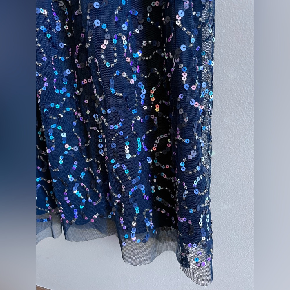 JULES AND CLEO V-Neck Allover Sequin Tank Sheath Dress NWT - 2 - Picture 9 of 15